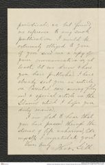 Nachlass Franz Steindachner, Brief von Theodore Nicholas Gill an Franz Steindachner (07.12.1908), Inv.Nr. 161.02, Seite 2